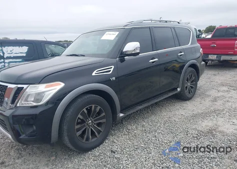2017 Nissan Armada Platinum z USA, uszkodzony, nr VIN JN8AY2ND5H9002620